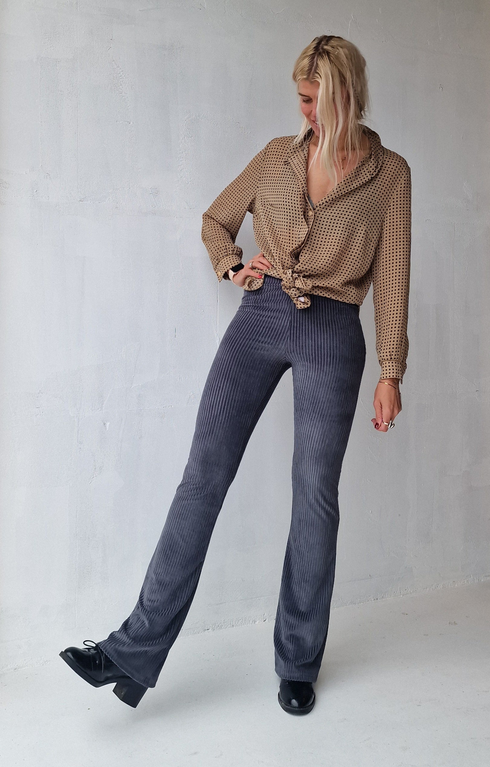 Extra lange Schlaghose | Benzin | GROSS | Längenmaß 32, 34 und 36