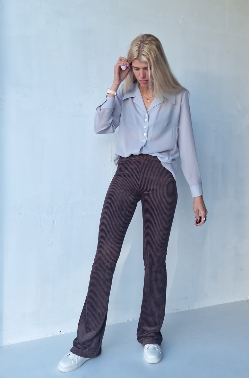 Ausgestellt | gerippt violett | LANG