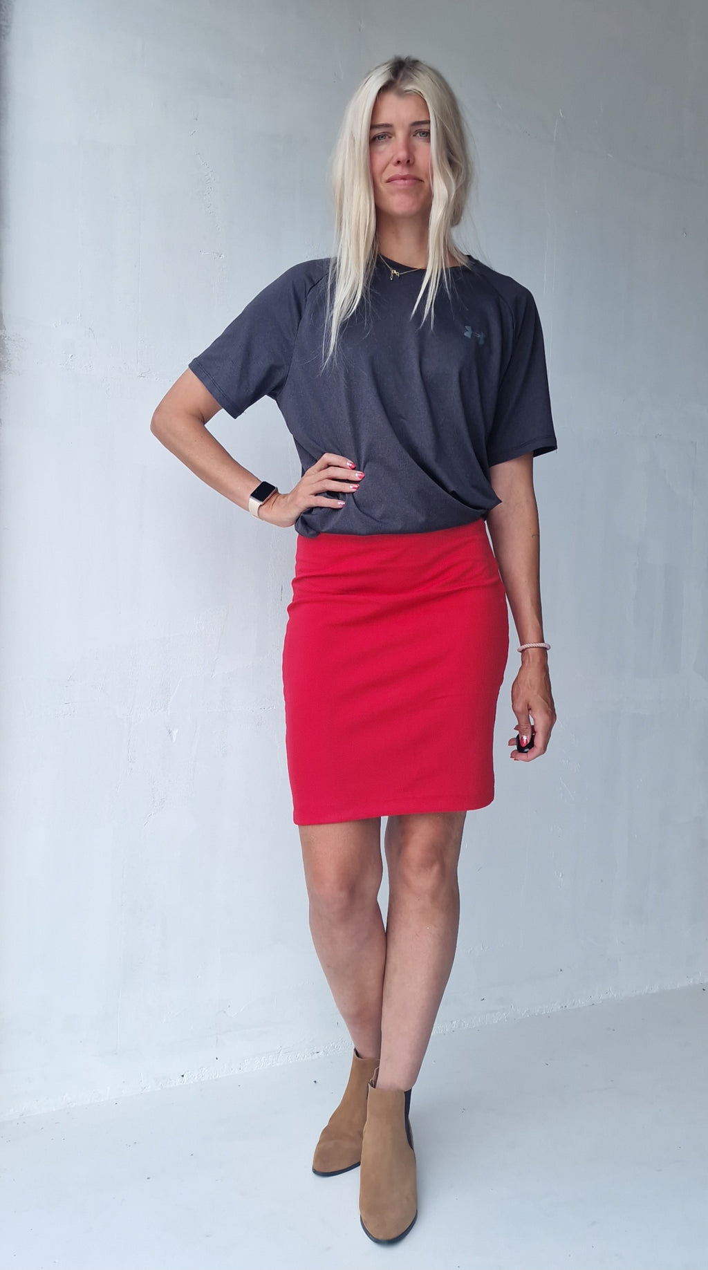 Rokje stretch | rood