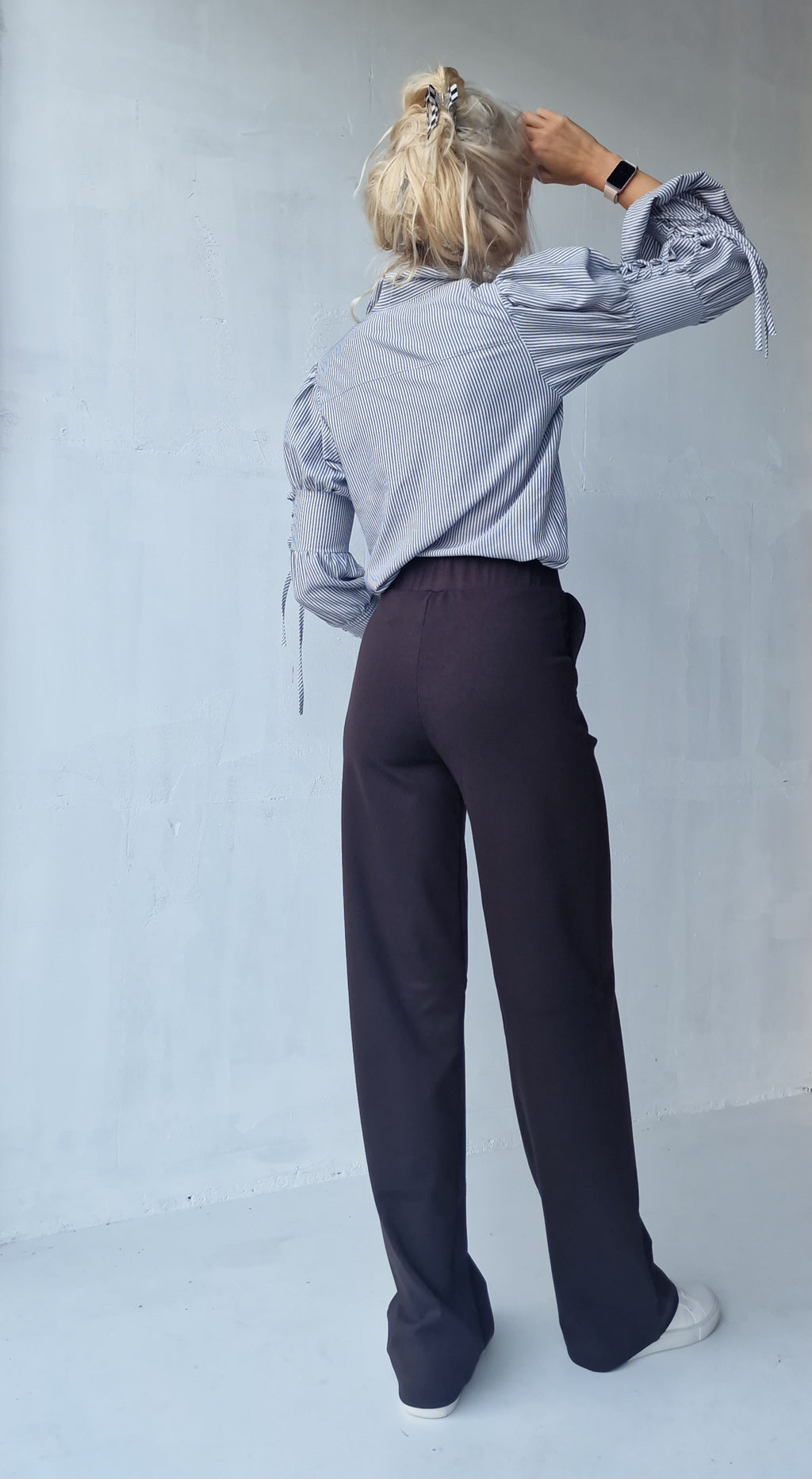Extra lange Wide-Leg-Hose | schwarz | Länge 34 & 36