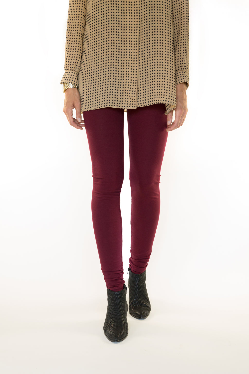 Extra lange Leggings in Marineblau | für große Größen | Längengrößen 34 und 36