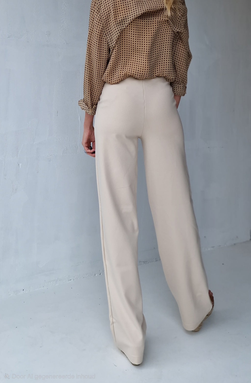 Extra lange Wide-Leg | Ecru | Tall | Länge 36