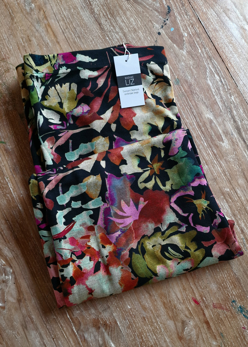 Extra langes, weites Bein | schwarz &amp; zacht | groß | Länge 36