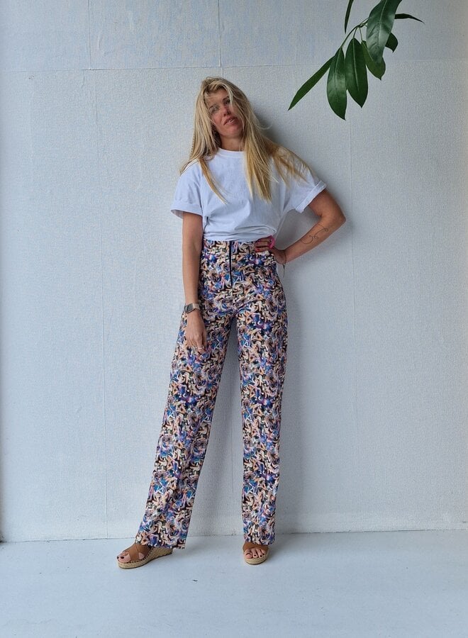 Extra langes, weites Bein | mehrfarbig | groß | Längenmaß 32, 34 und 36 