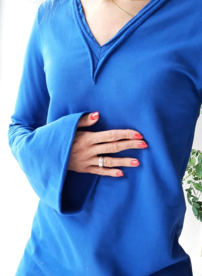 Lizzy Langarm Kobalt 