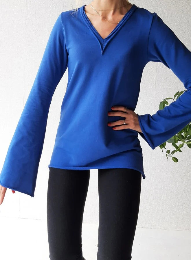 Lizzy Langarm Kobalt 