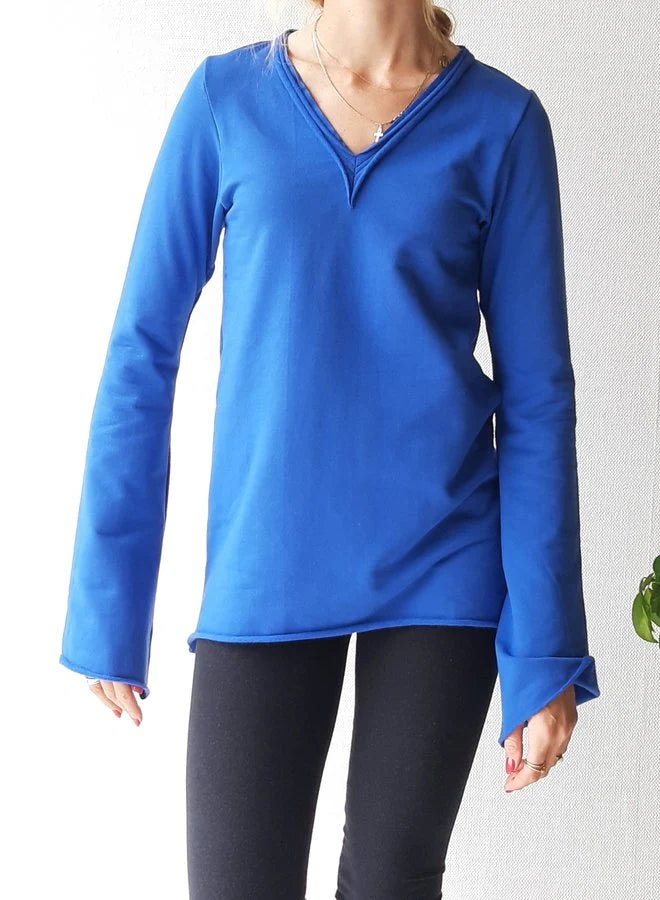 Lizzy Langarm Kobalt 