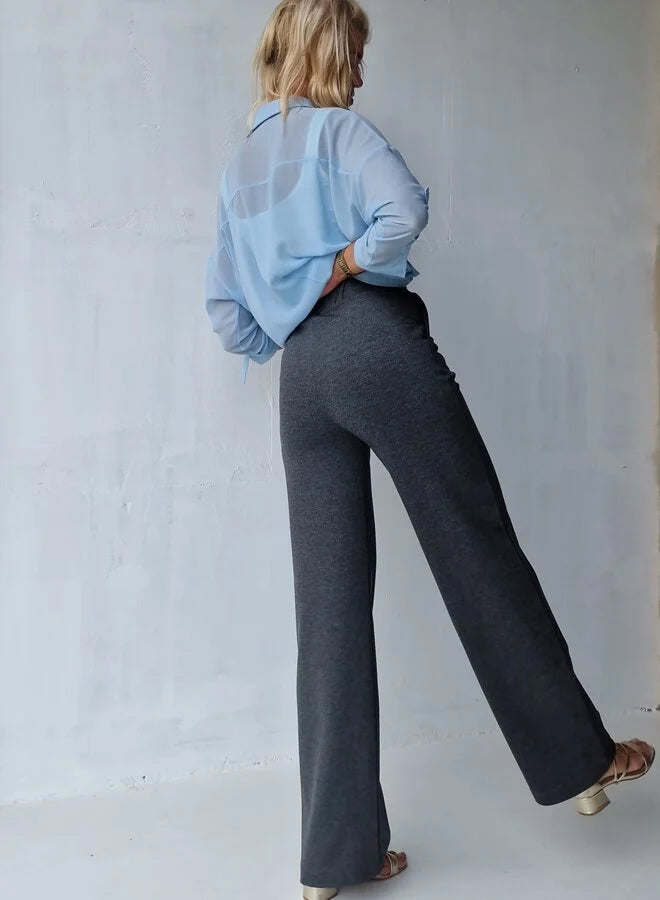 Extra langes, weites Bein | Dunkelgrau | Lang | Länge Größe 36