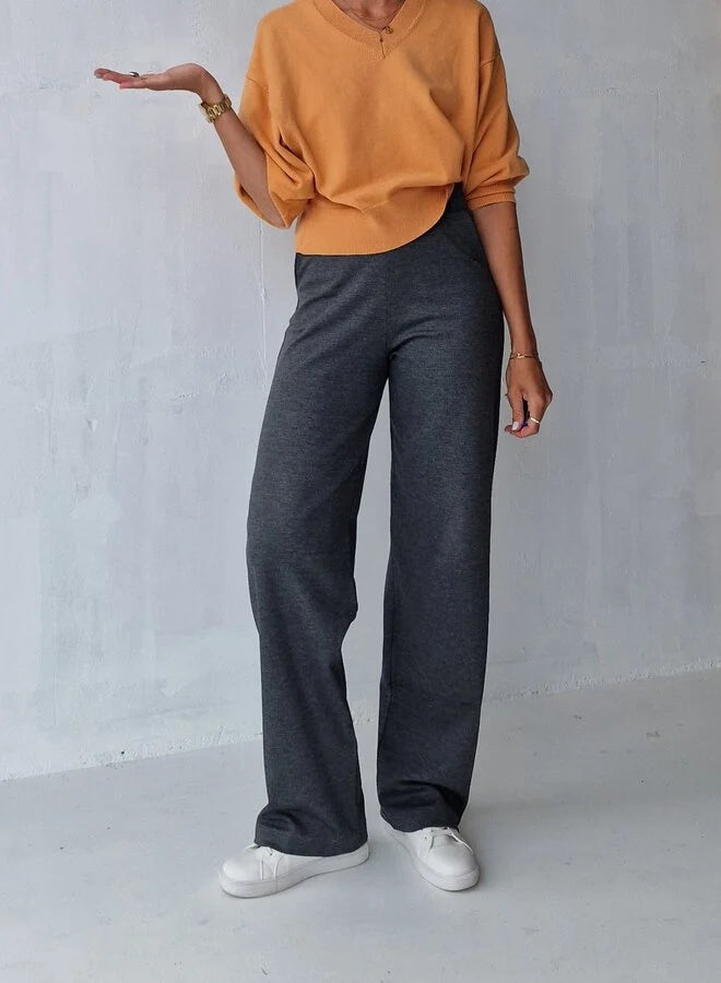 Extra langes, weites Bein | Dunkelgrau | Lang | Länge Größe 36