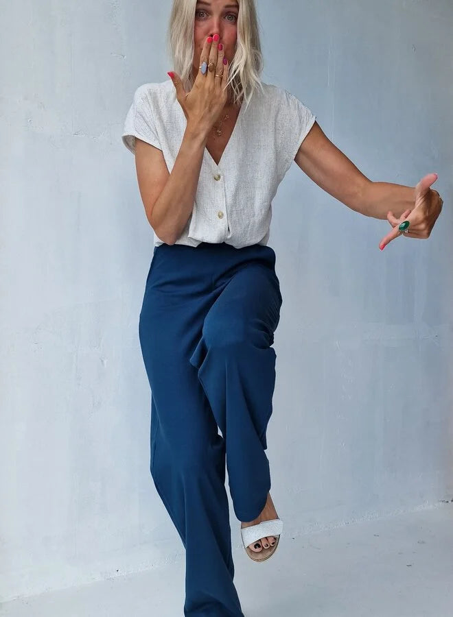 Extra langes, weites Bein | petrolfarben | lang | Längengrößen 32, 34 und 36