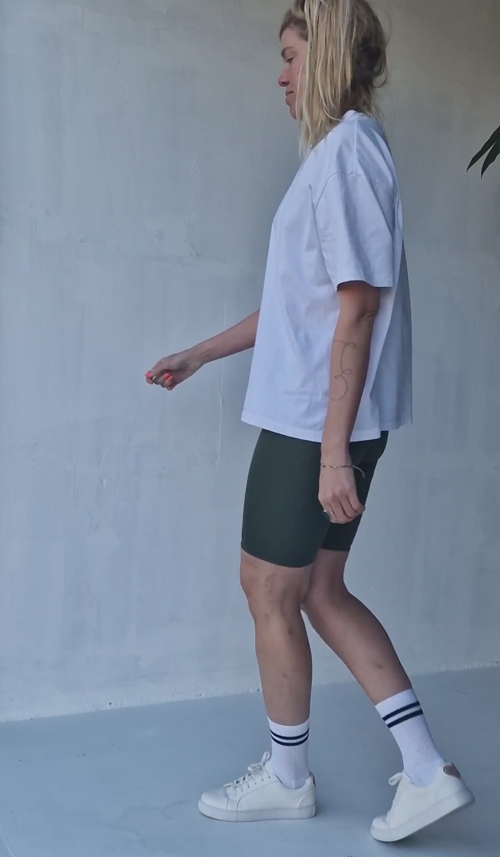 Madame Liz Leggings, kurz | Khaki | aus Sportmaterial