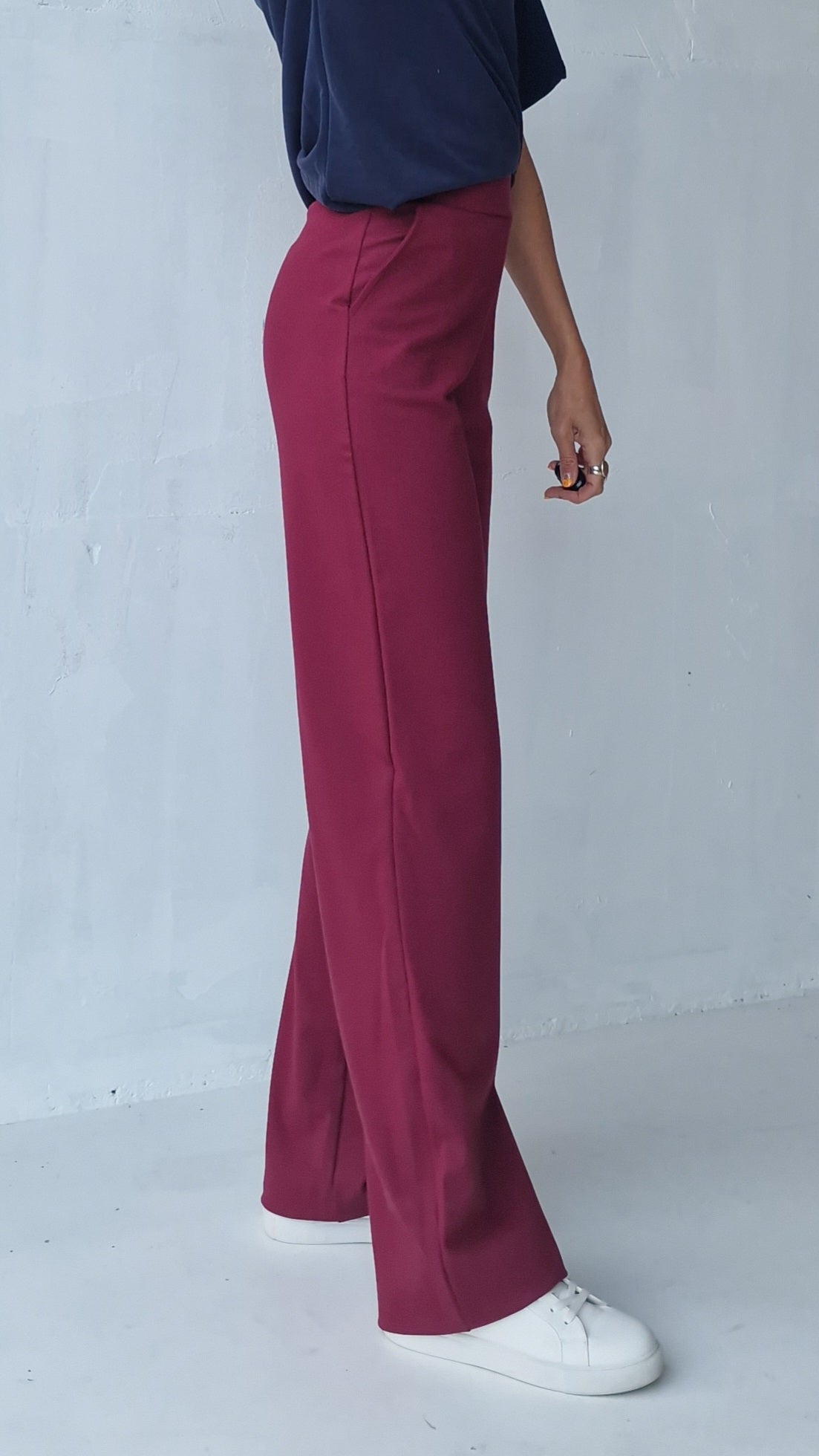 Extra lange Wide-Leg-Hose | schwarz | Länge 34 & 36
