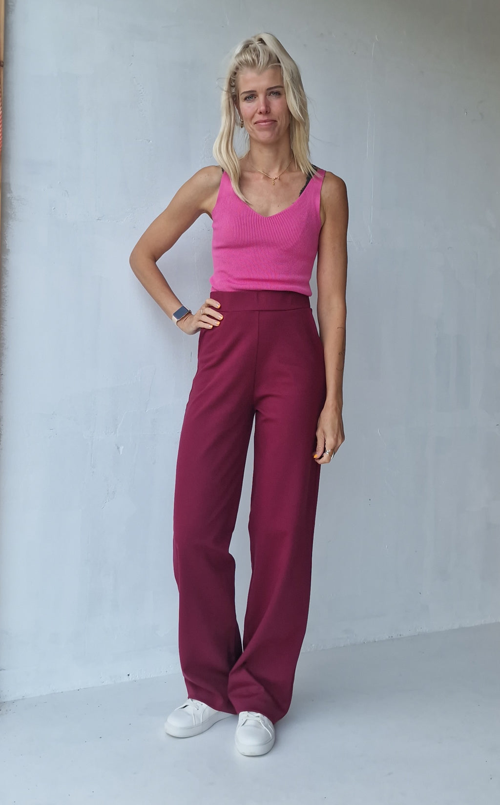 Extra lange Wide-Leg-Hose | schwarz | Länge 34 & 36