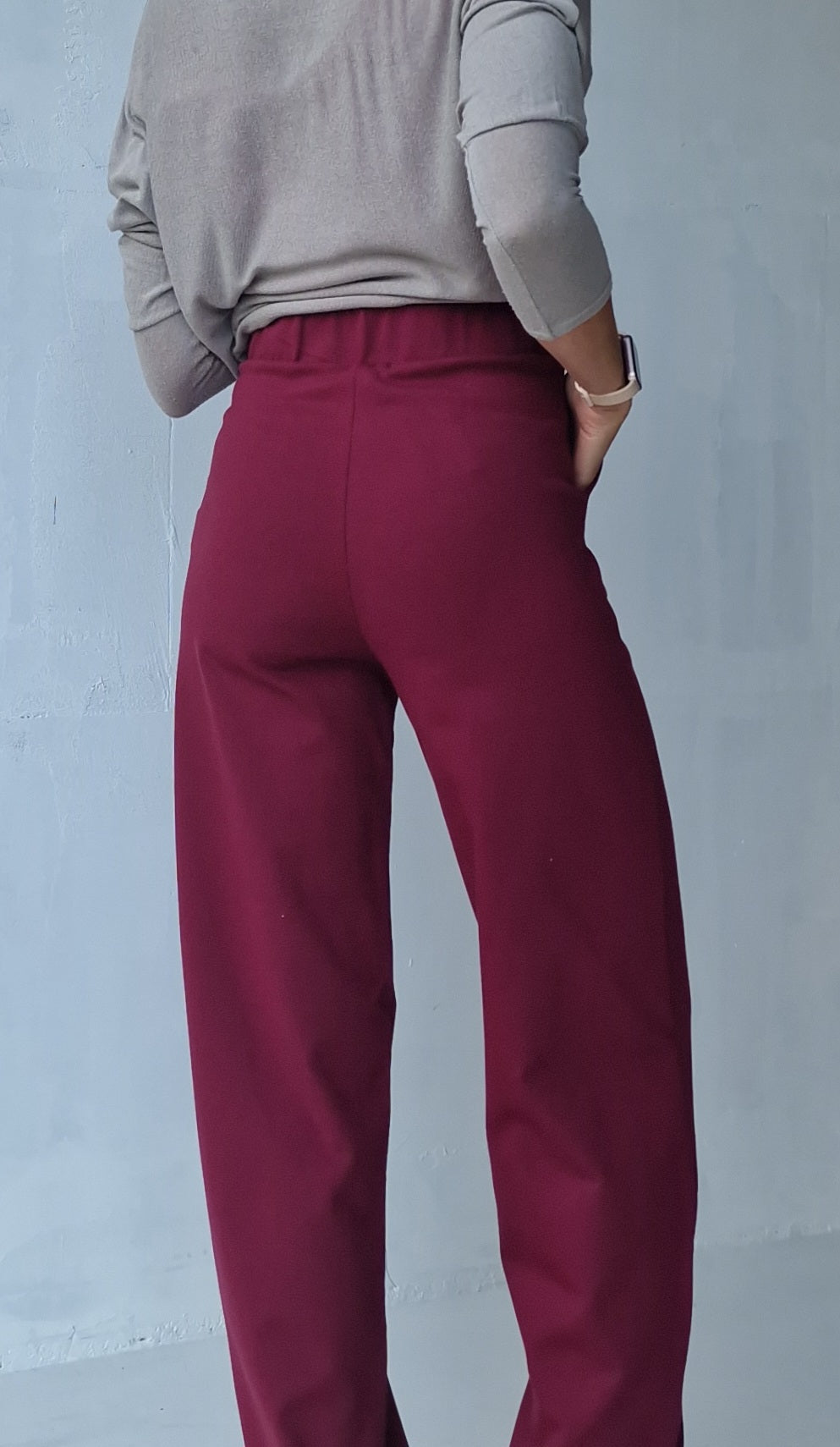 Extra lange Wide-Leg-Hose | schwarz | Länge 34 & 36