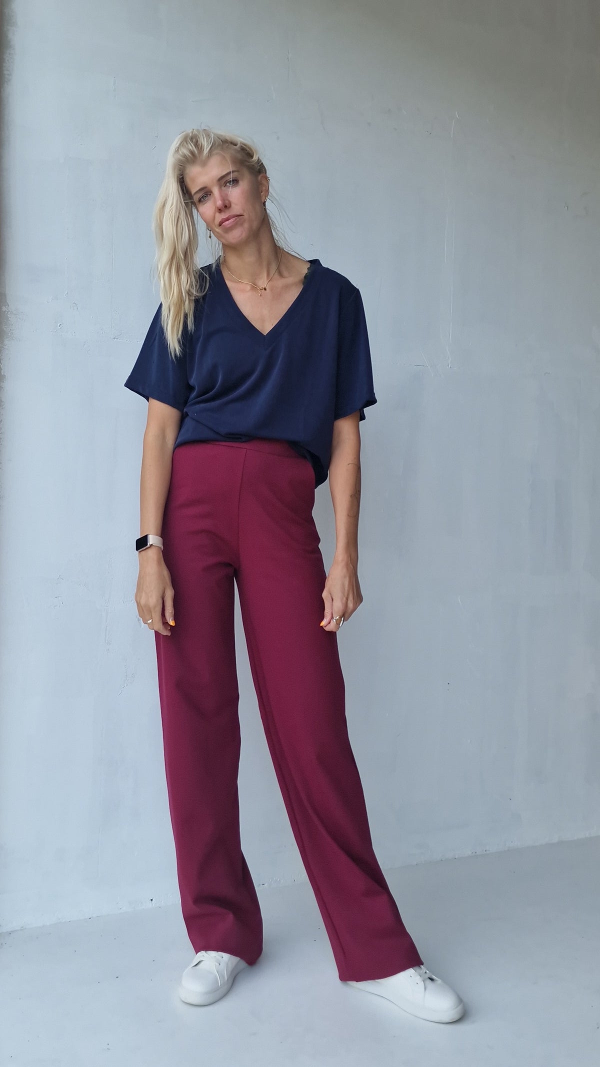 Extra lange Wide-Leg-Hose | schwarz | Länge 34 & 36